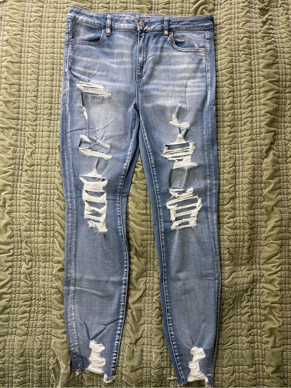 American Eagle distressed jegging - Picture 1 of 13
